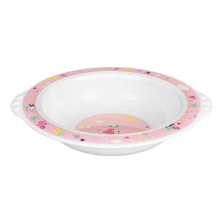 Тарелка BabyGo Pink-White 1 шт.