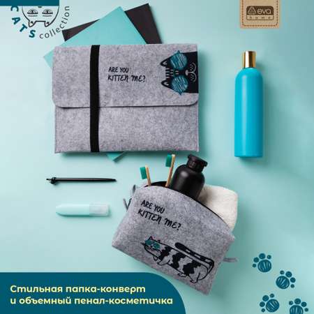 Набор канцелярский EVA Cats 2 предм.