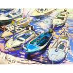 Пазл 1TOY Елена Брижеватая. Лодки деревянный
