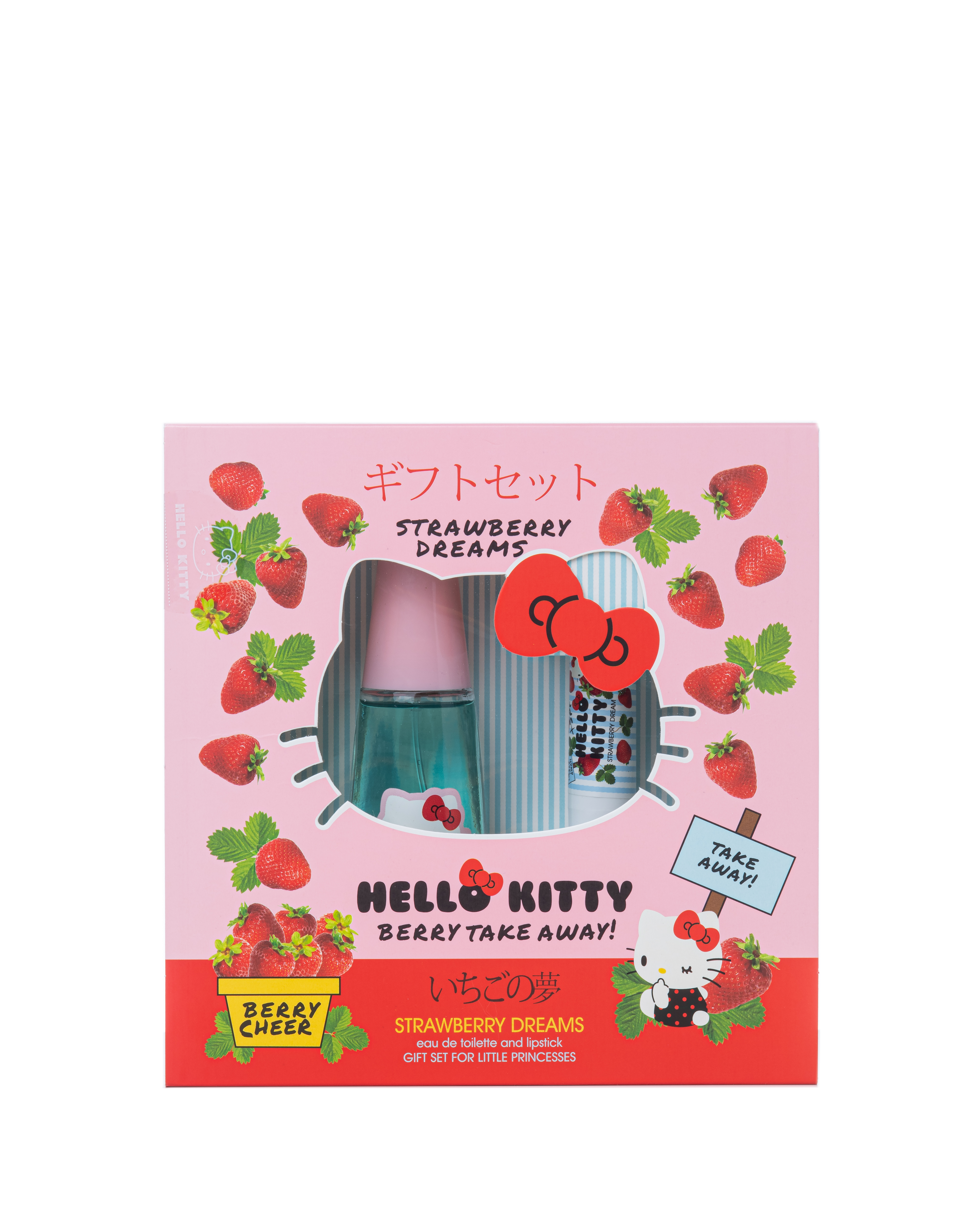 Туалетная вода + помада Hello Kitty Strawberry Dreams 50 мл - фото 1