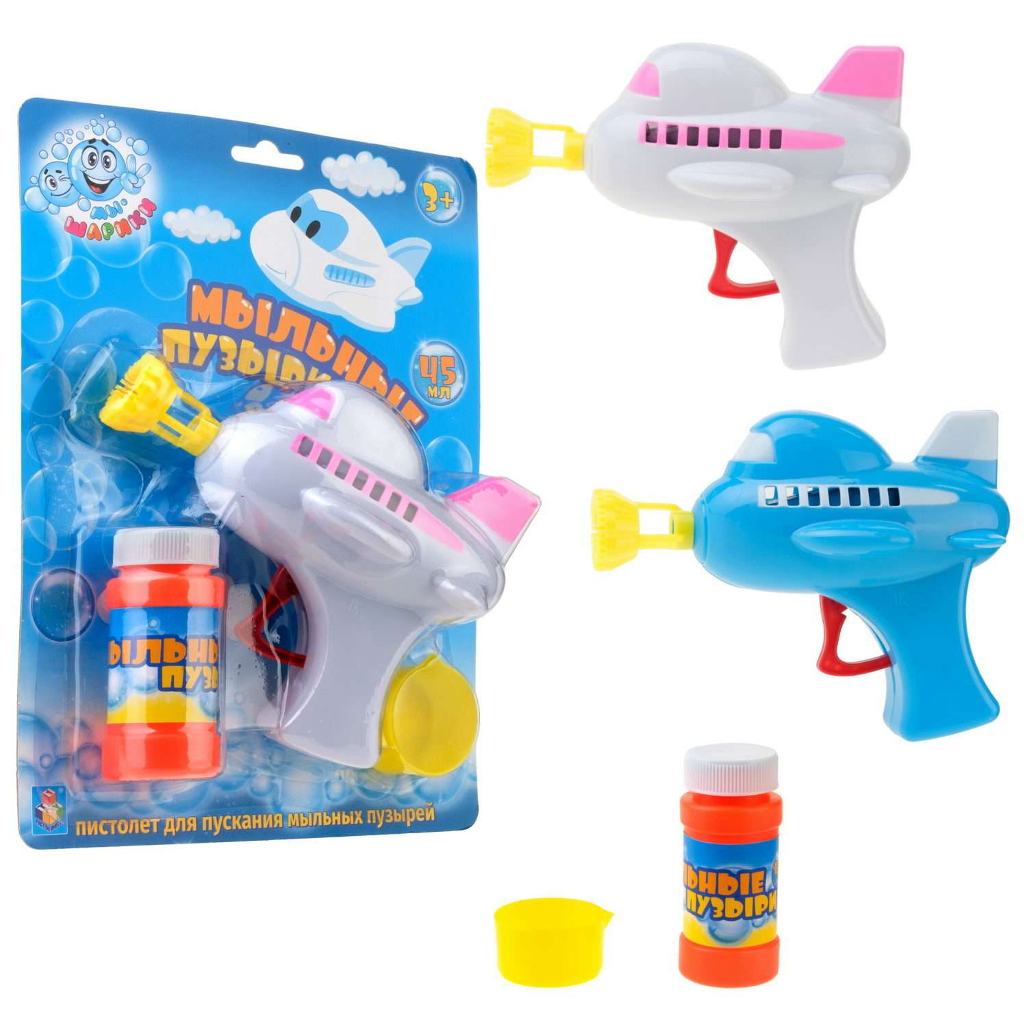 Пистолет для выдувания 1TOY в ассортименте - фото 8