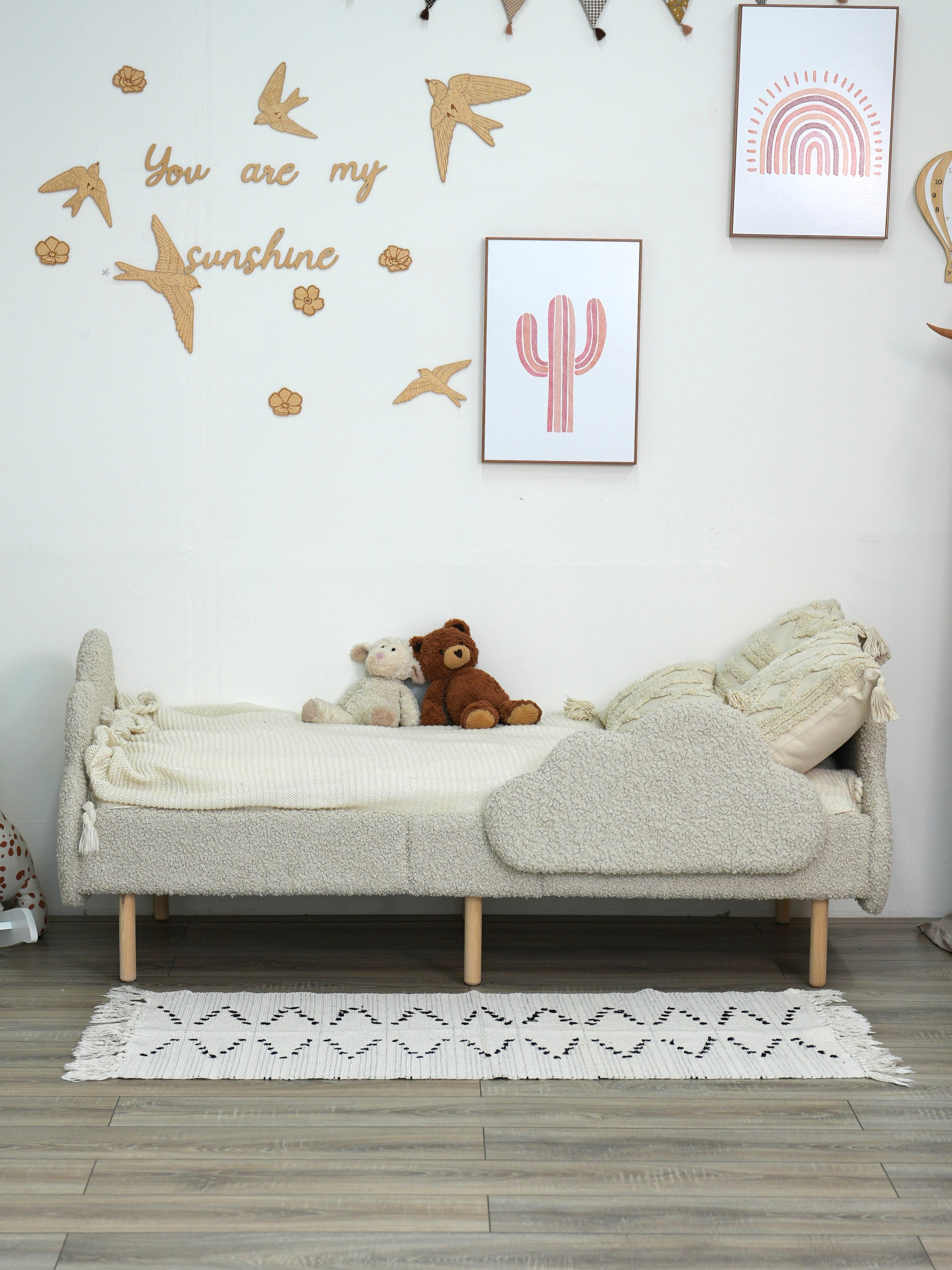 Детская кровать Облако,Премиум Букле 160х80 - фото 7