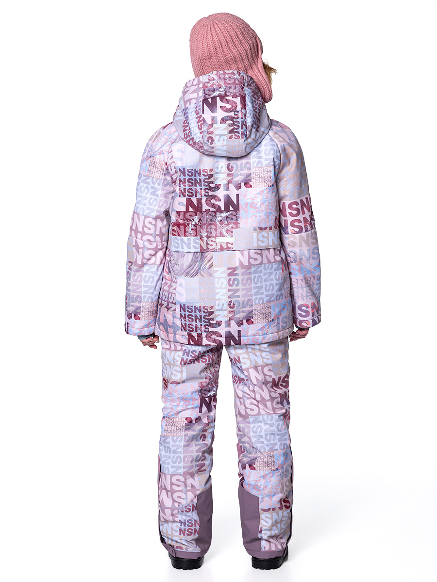 Куртка и полукомбинезон NIKASTYLE 7з3024 бежевый/орхидея - фото 7