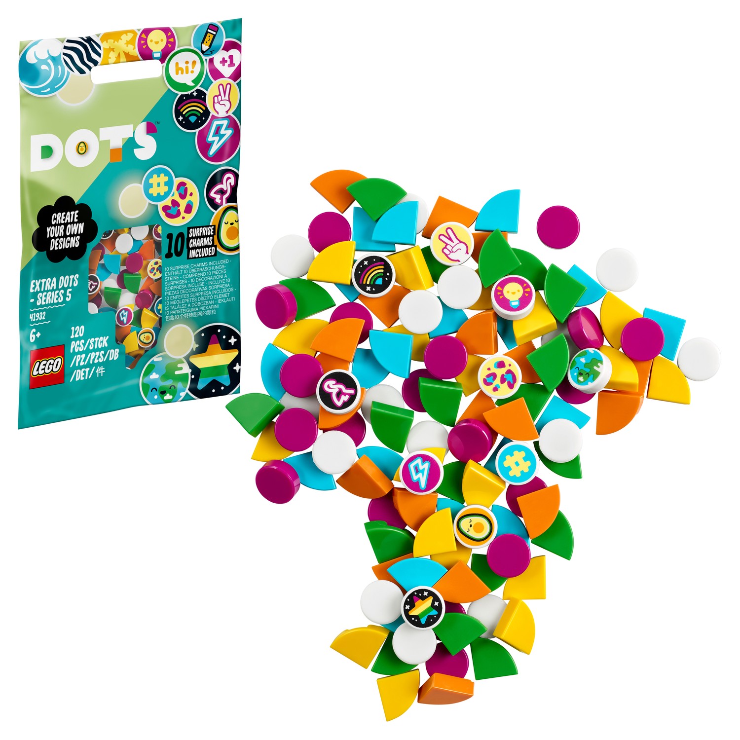 Конструктор LEGO DOTS Тайлы блочный - фото 1