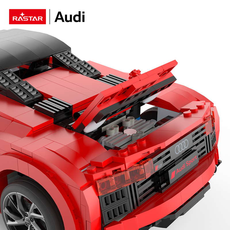 Конструктор Rastar Audi R8 Spyder блочный - фото 8