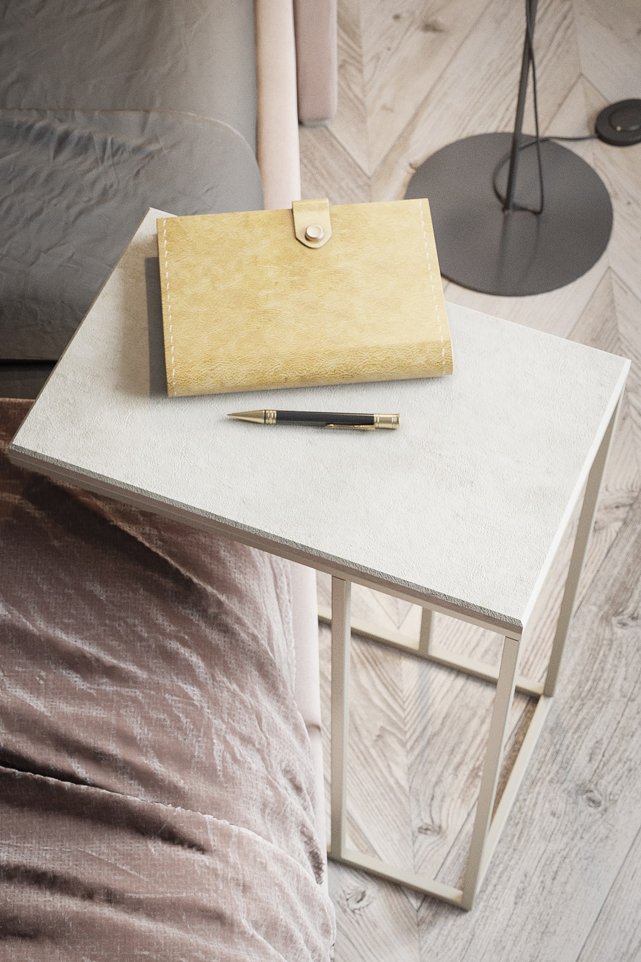 Стол придиванный КАЛИФОРНИЯ МЕБЕЛЬ Агами лайт стоун - фото 4