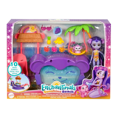 Кукла мини Enchantimals тропический бассейн