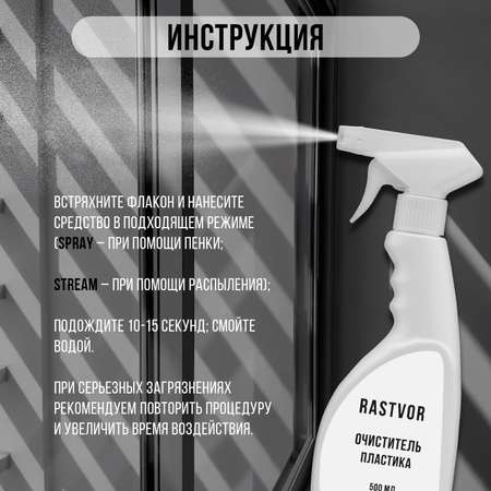 Чистящее средство RASTVOR для пластика