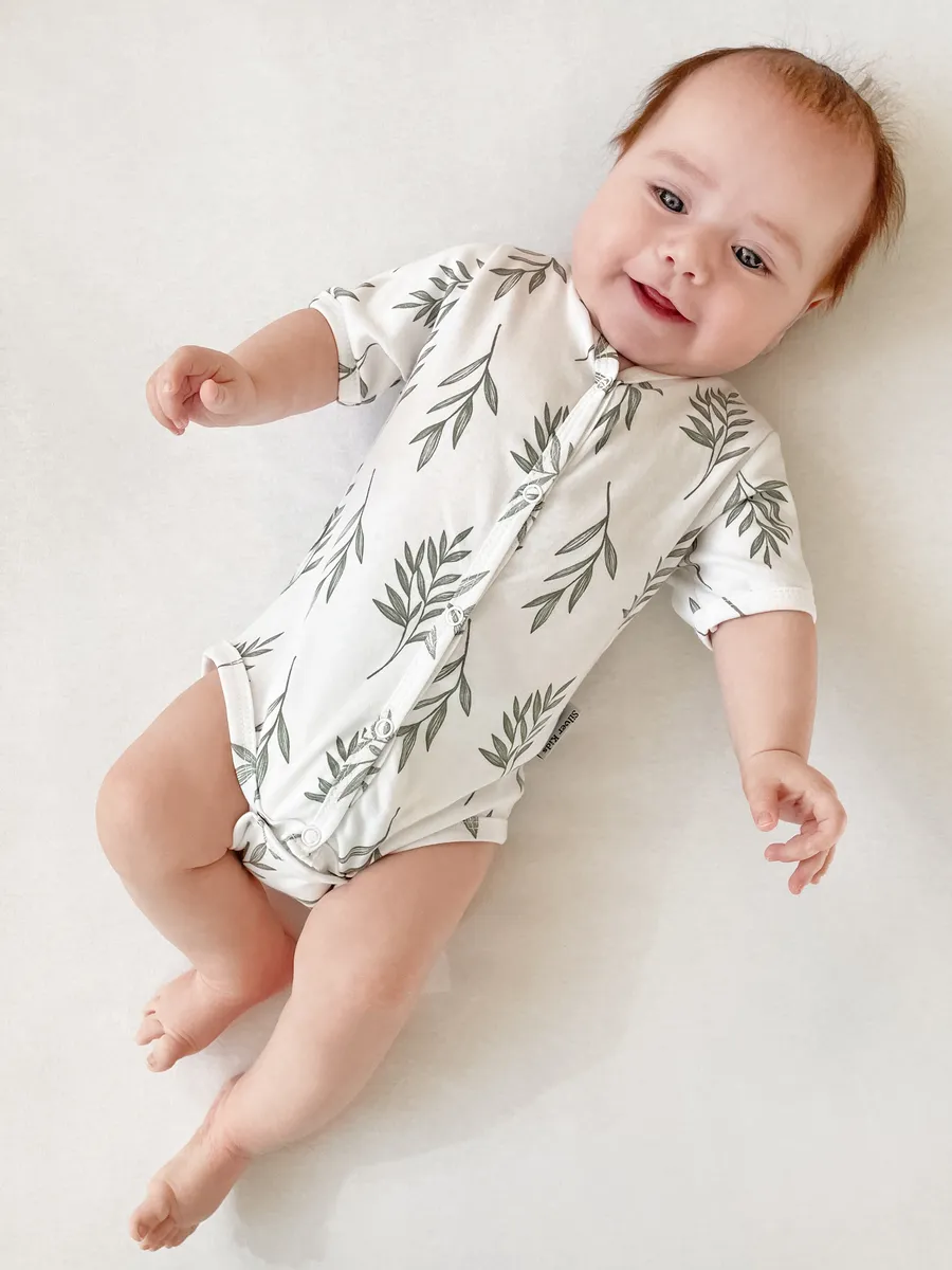 Боди 3 шт Супер Пупс нбр/3пр/бд/коррук/SK23хакилисточкиветочки - фото 15