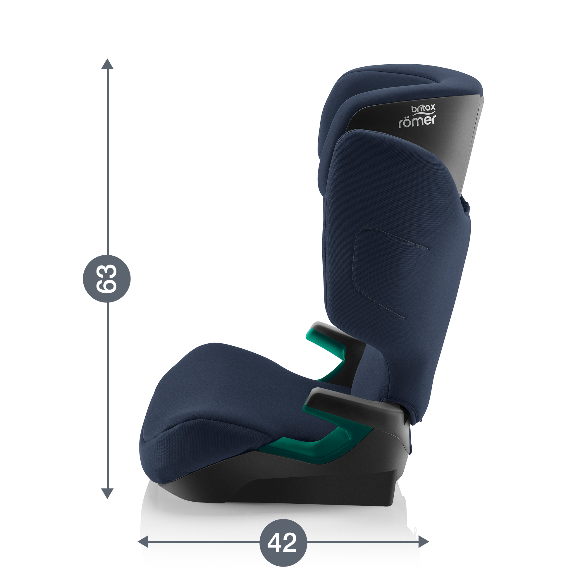 Автокресло Britax Roemer Adventure Night Blue 2/3 (15-36 кг) синий - фото 13