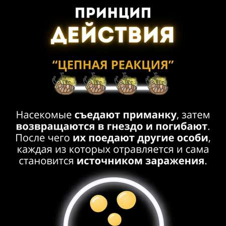 Борные шарики Дохлокс от тараканов и муравьев 8 шт