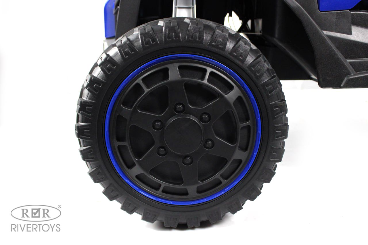 Электромобиль RIVERTOYS Z707ZZ-BLUE С пультом ДУ - фото 20