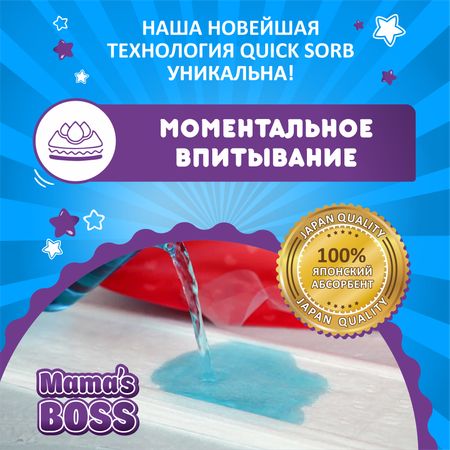 Подгузники Mamas BOSS S 58 шт.