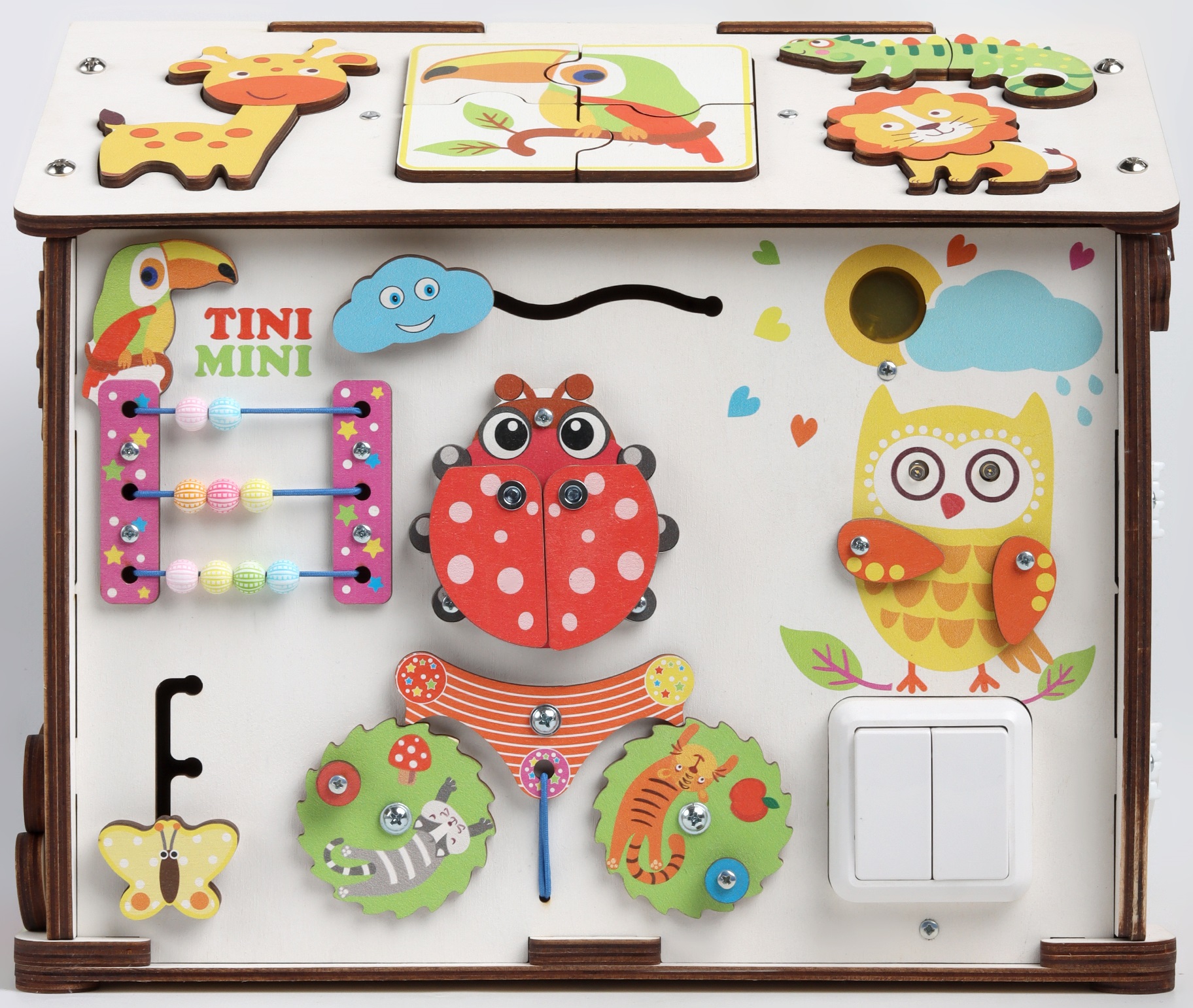 Игрушка tinimini бизиборд Совушка и Друзья - фото 20