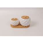 Набор керамических баночек ё для специй 2шт