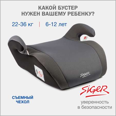 Автокресло SIGER Мякиш 3 (22-36 кг)