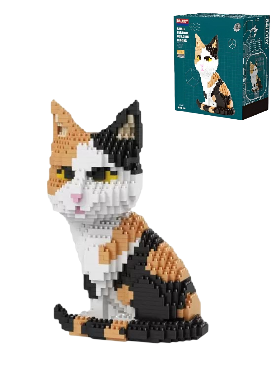 Конструктор Рыжий кот Balody Котик 1300 дет. - фото 1