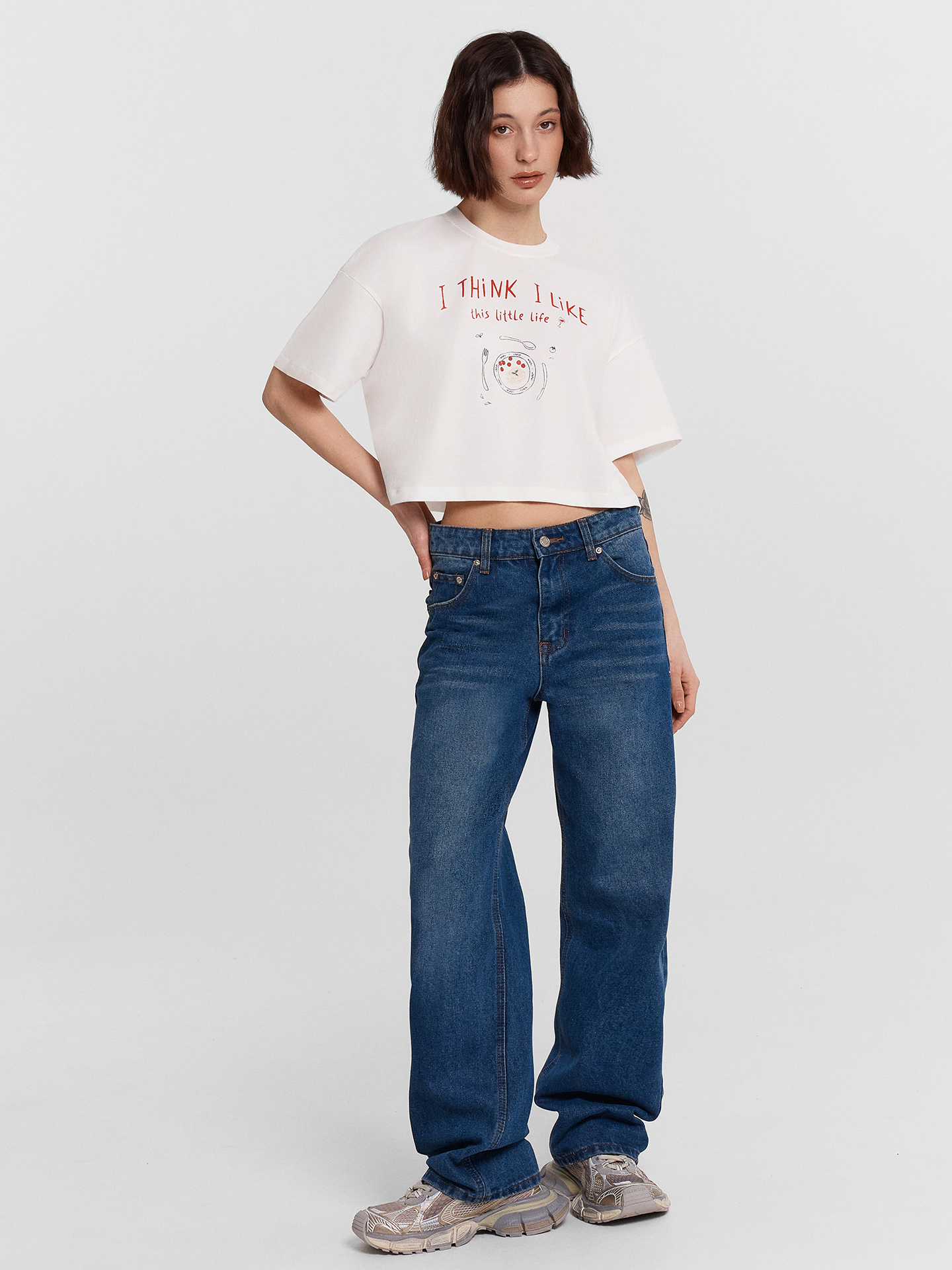 Футболка Mark Formelle (Марк Формэль) 112664/белый +печать4 - фото 5