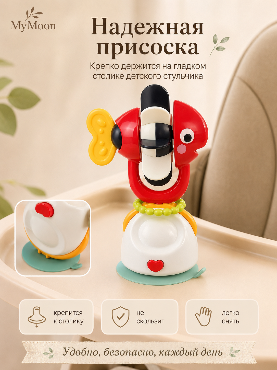 Игрушка MyMoon бизиборд - фото 5