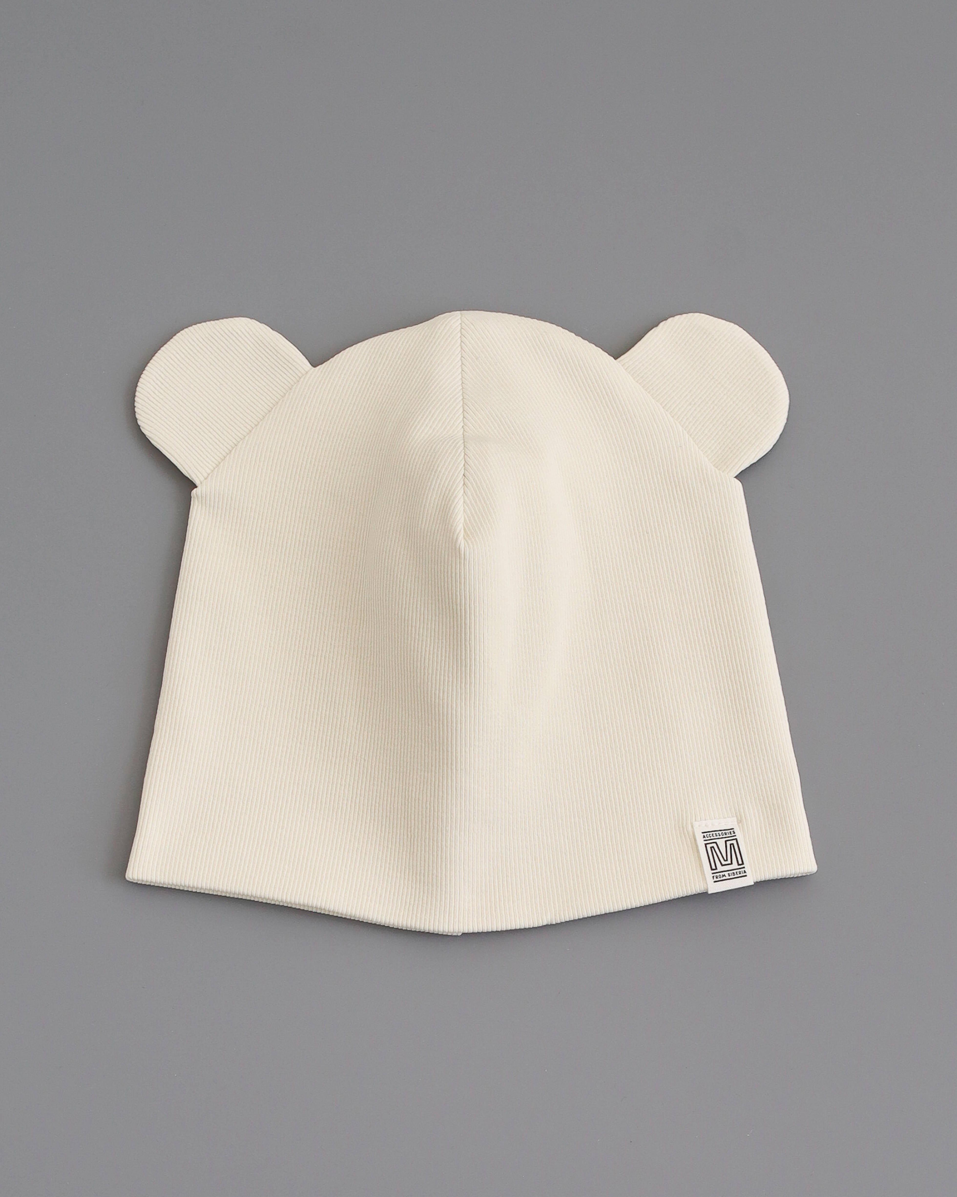Шапка MINIDINO Т-ГУ-Ш008Шапка Уши 2.0 тофу - фото 4