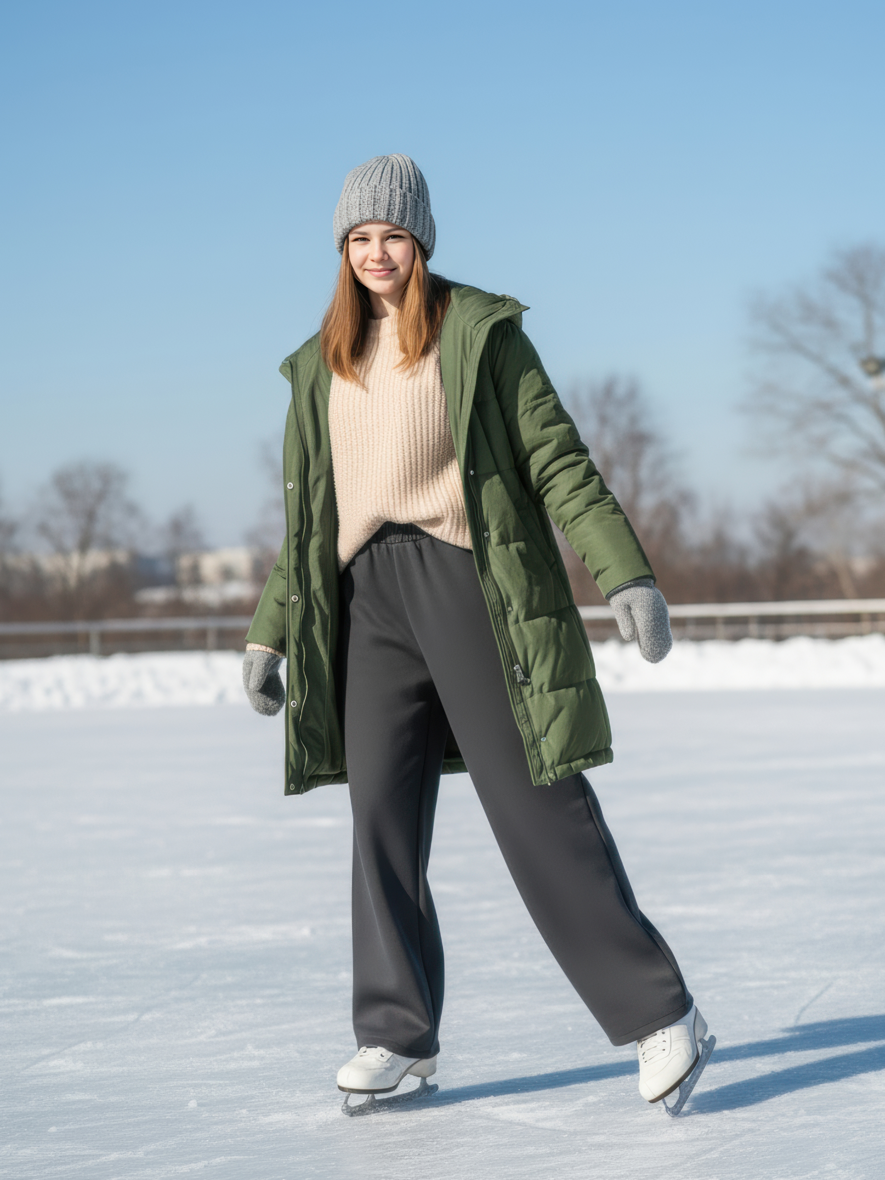 Брюки-палаццо СИНЯЯ МОДА WF1011-H39 - фото 11