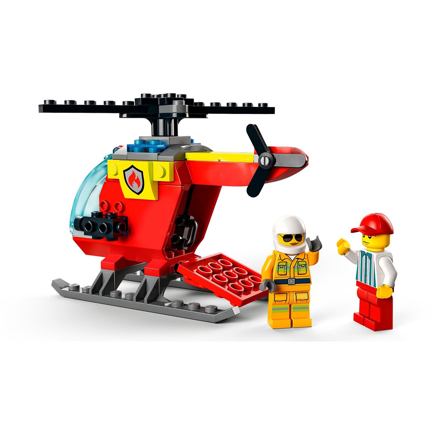 Конструктор LEGO City Пожарный вертолет 53 дет. - фото 4