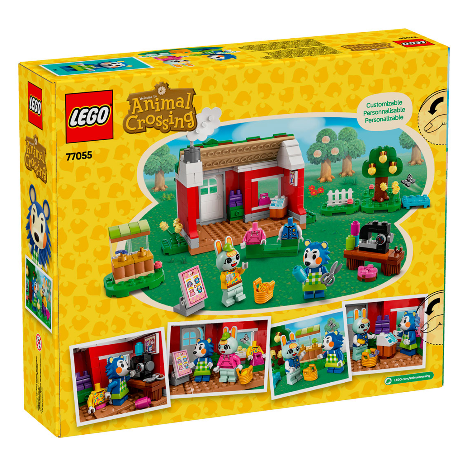 Конструктор LEGO Animal Crossing Магазин одежды Сестёр Эйбл 322 дет. - фото 13