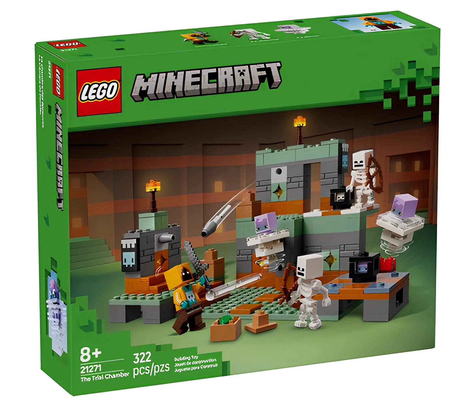 Изображение товара Конструктор LEGO Minecraft 21271 Судебная камера с 322 деталями