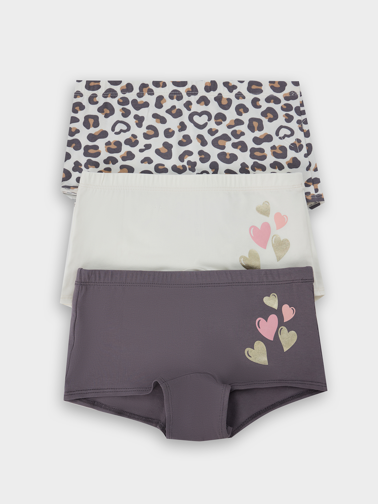 Трусы 3 шт Mark Formelle (Марк Формэль) 417746-3/олово +печать - фото 1