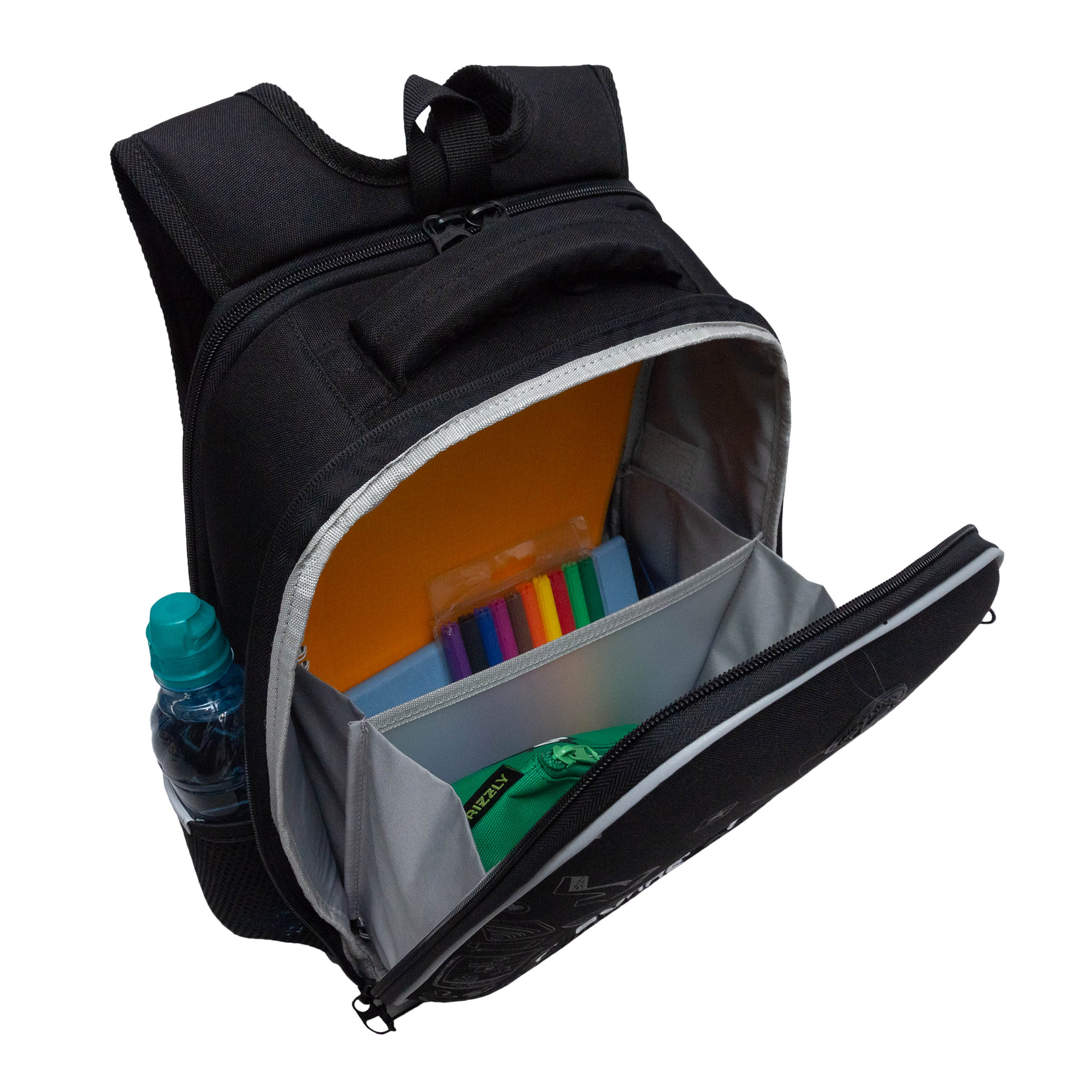 Ранец Grizzly Надпись - фото 5