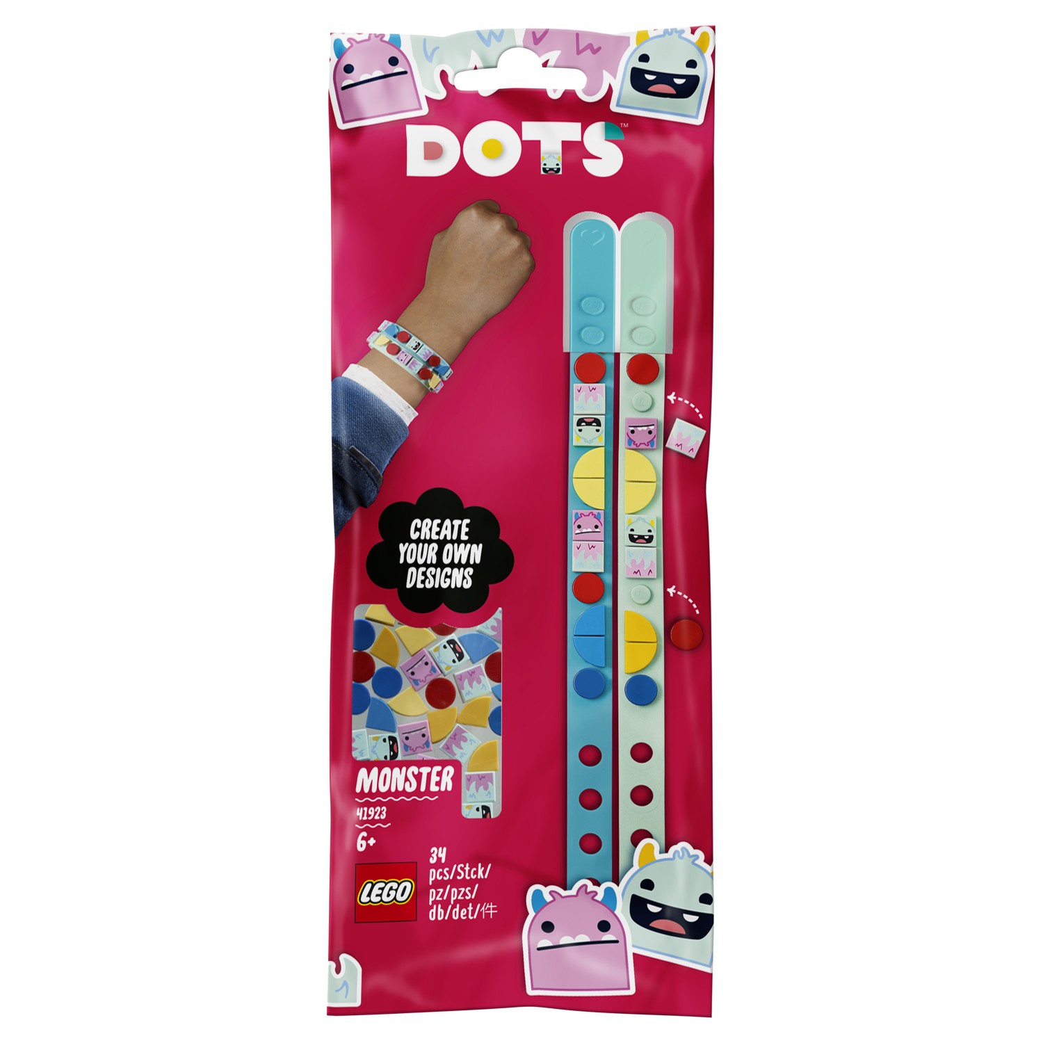 Конструктор LEGO DOTS Браслет Монстры - фото 2
