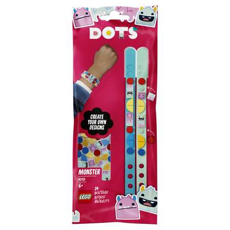Конструктор LEGO DOTS Браслет Монстры блочный