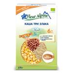 Каша Fleur Alpine безмолочная 3 злака 175г с 6месяцев