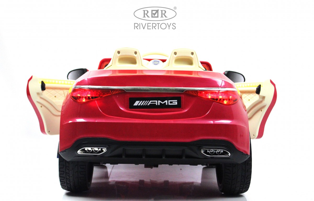 Электромобиль RIVERTOYS Mercedes М333БХ-PINK-GLANEC С пультом ДУ - фото 21