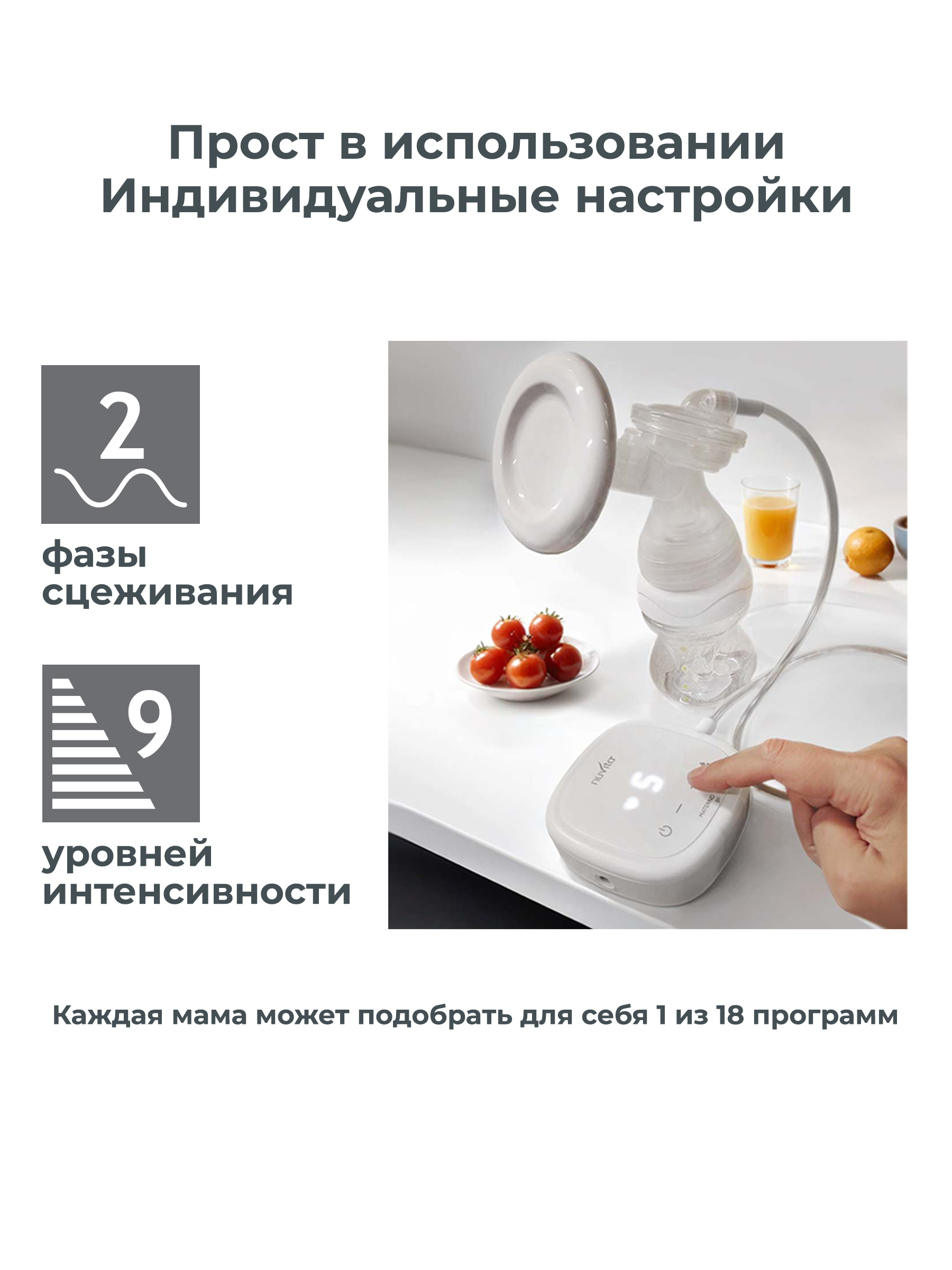 Молокоотсос электрический Nuvita Materno Go - фото 6