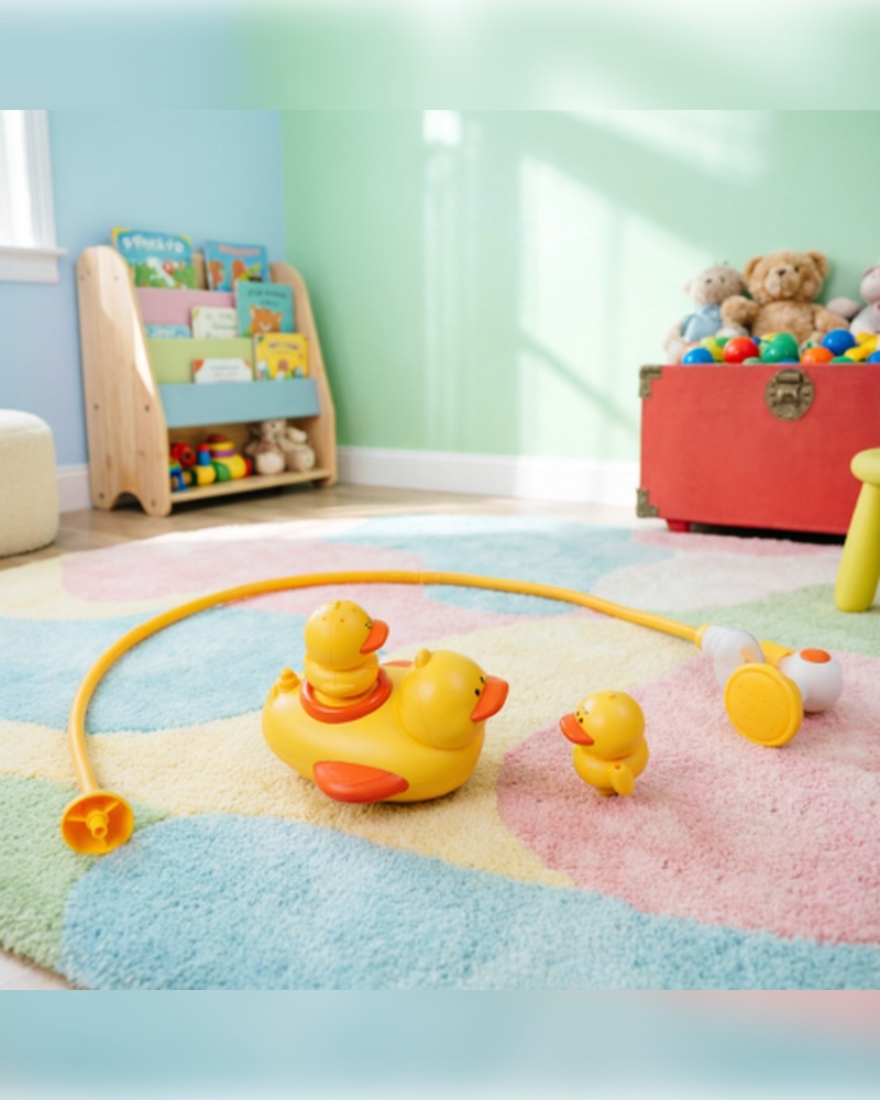 Изображение товара Игрушка для купания Hape EurekaKids Ай-да купаться уточки для ванны