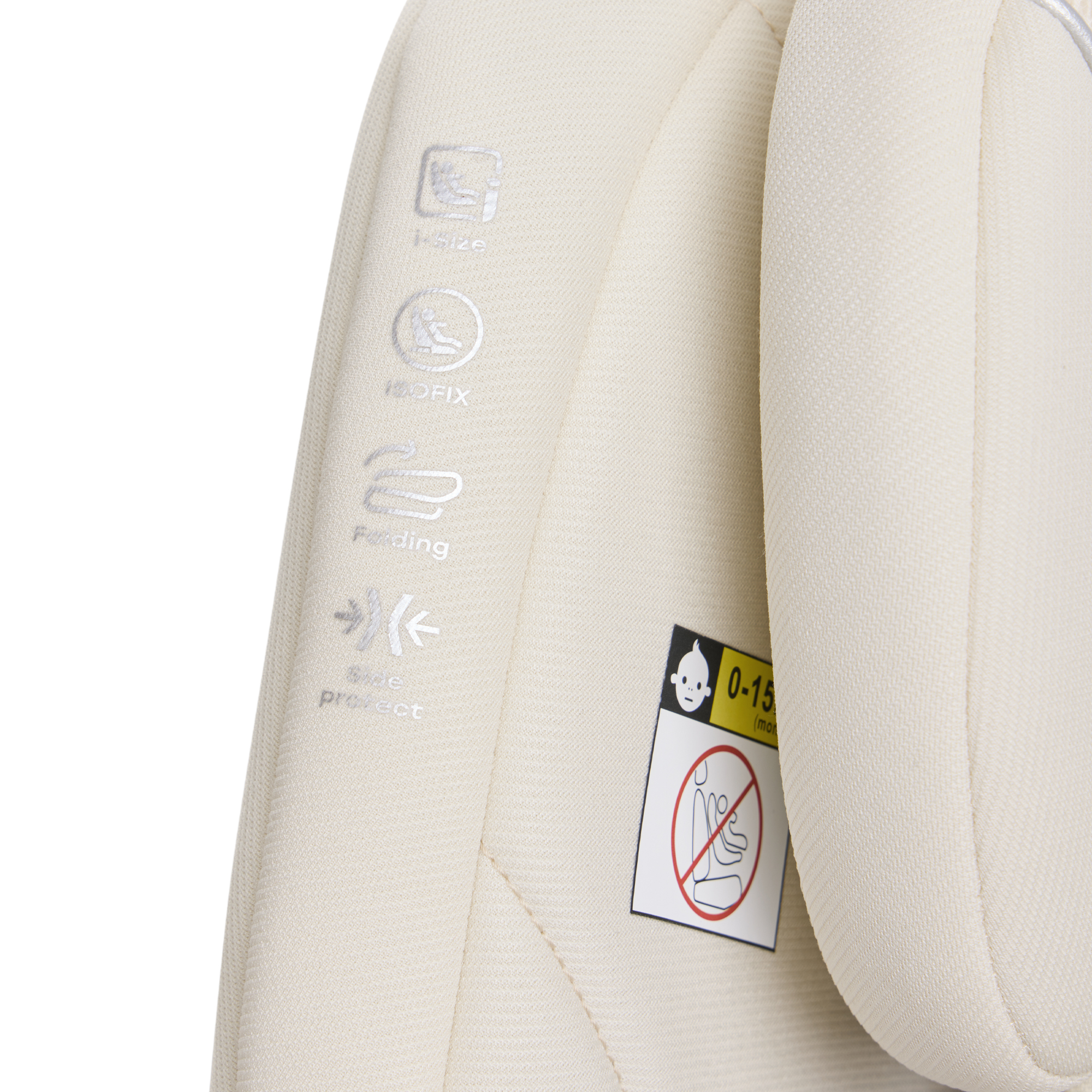 Автокресло Happy Baby Fixer Isofix 1/2/3 (9-36 кг) бежевый - фото 6