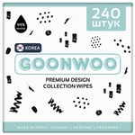 Влажные салфетки GOONWOO 3 упак. 80 шт.