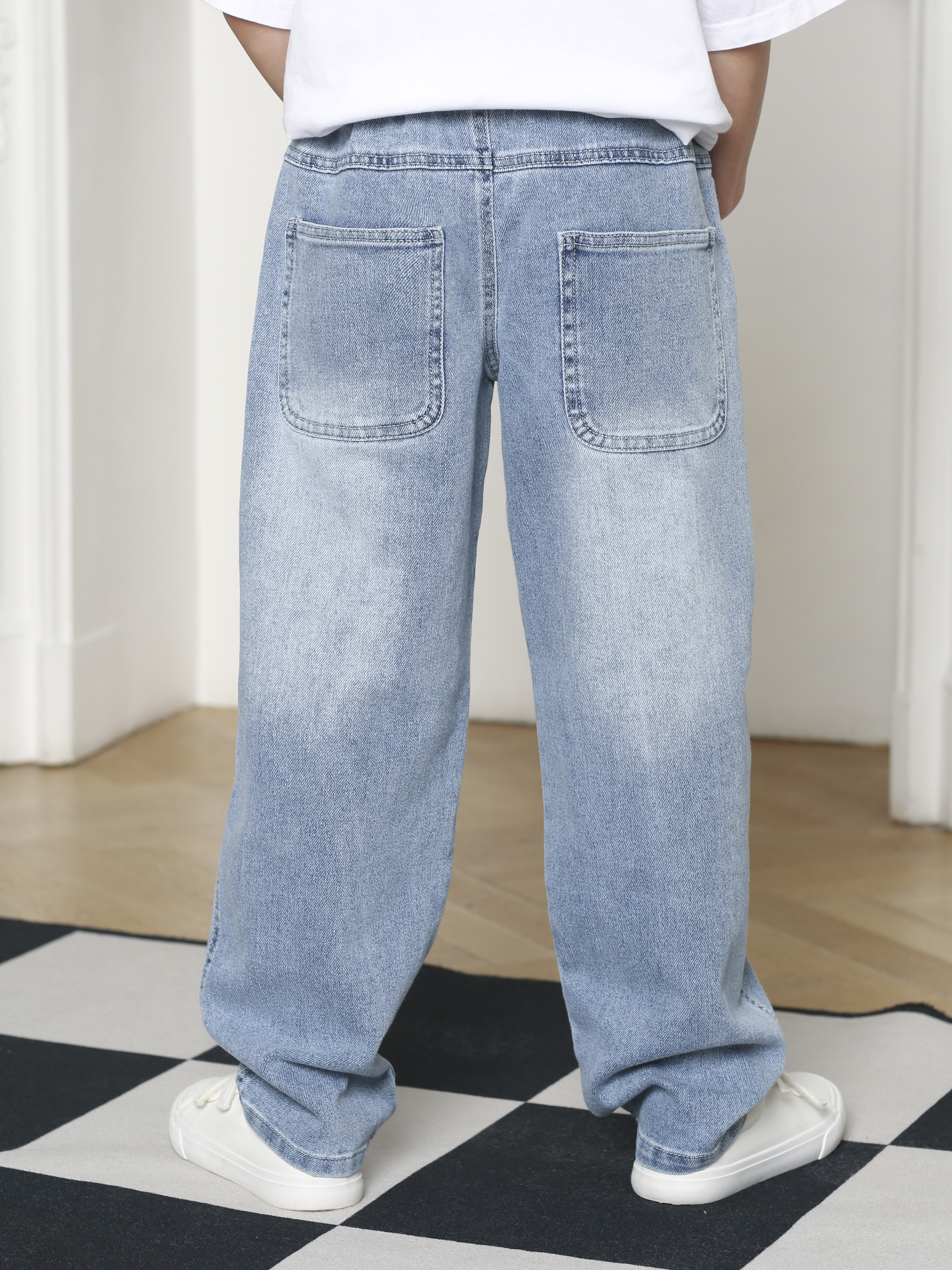 Джинсы-бананы СИНИЙ МИР R139A-IL - фото 5