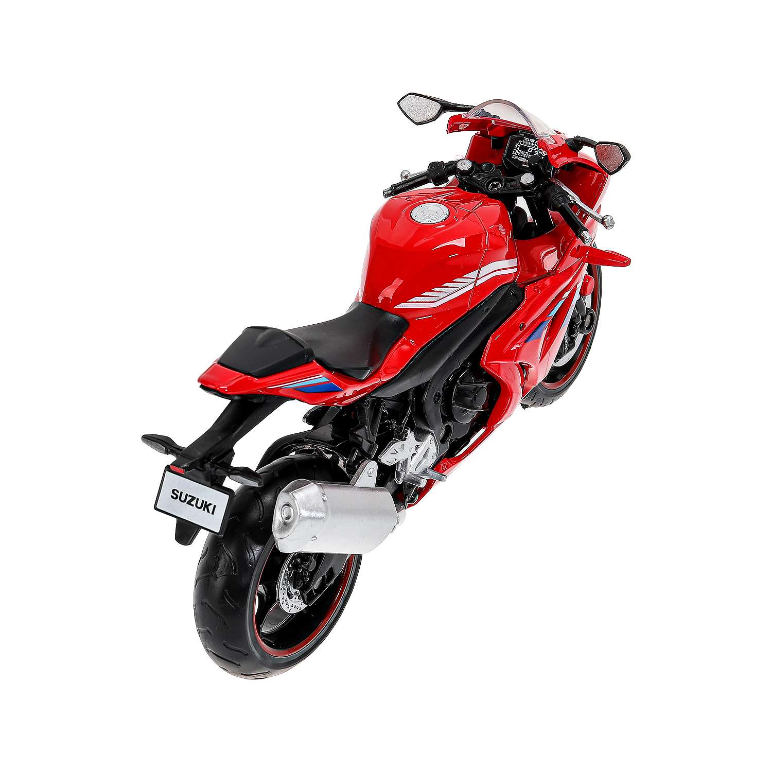 Мотоцикл Технопарк Suzuki Gsx-r1000 1:12 382947 - фото 7