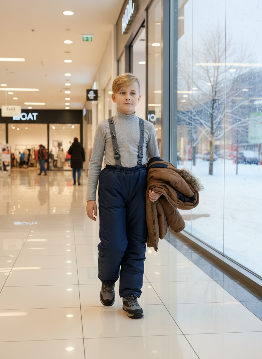 Брюки Arctic kids 10-031/1 синий - фото 2