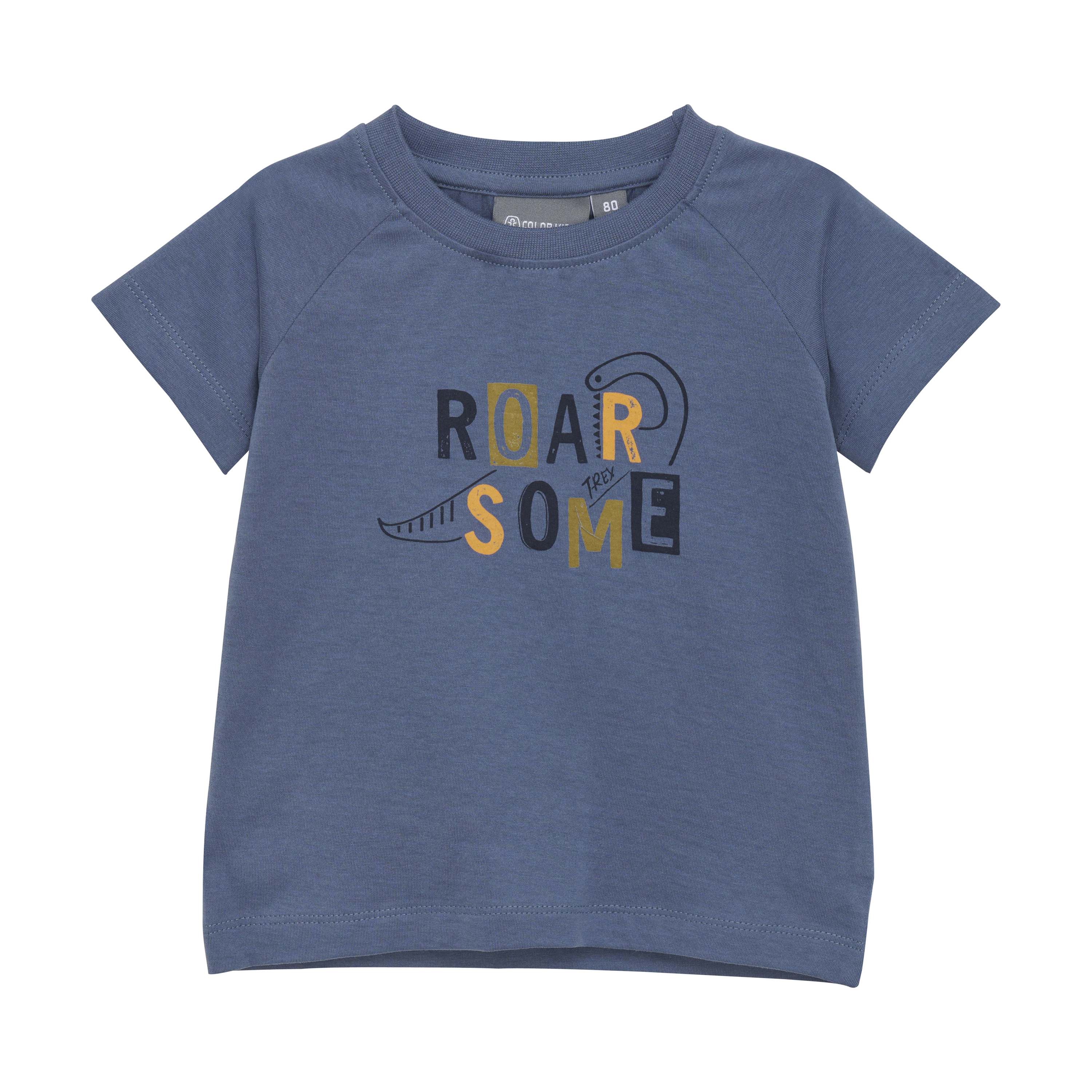 Изображение товара Детская футболка Color Kids с рисунком динозавра 80