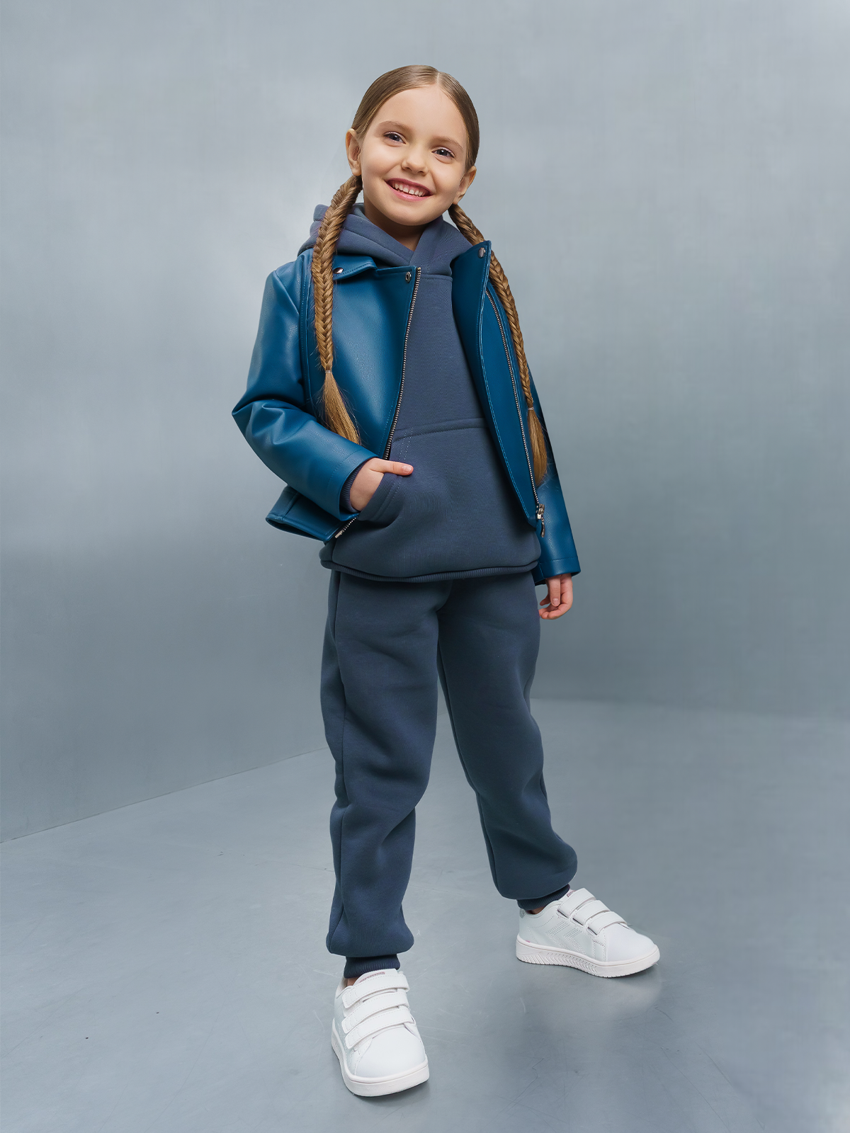 Худи и брюки MALINAKIDS SKFL2092021GRAF - фото 1