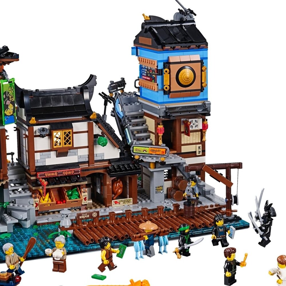 Конструктор LEGO NINJAGO Порт Ниндзяго Сити 70657 3553 дет. - фото 2