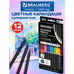 Карандаши цветные Brauberg 12 шт.
