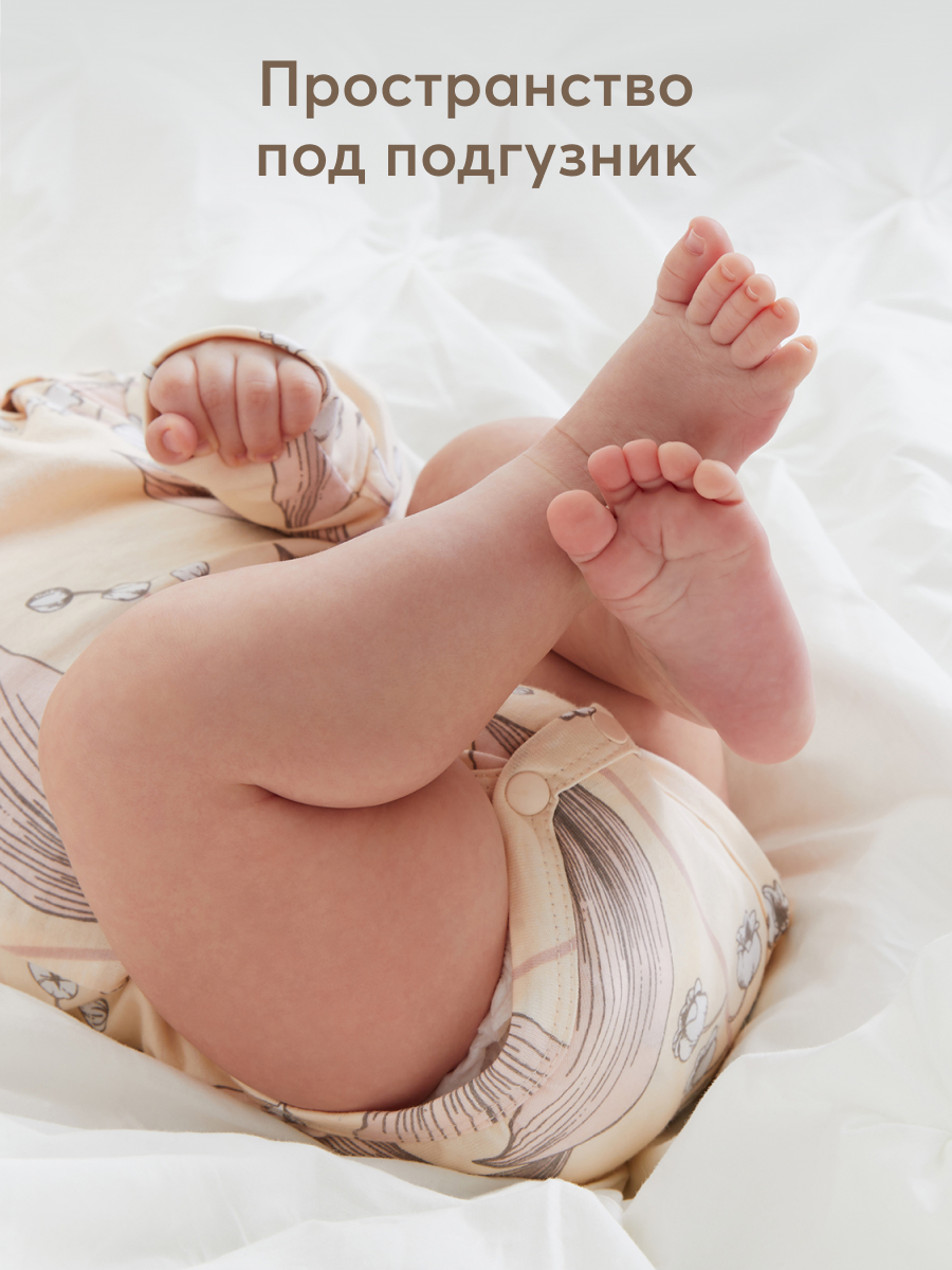 Боди 2 шт Happy Baby 90096_milky-pink - фото 9