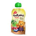 Пюре Топтышка Яблоко-черника-малина с 5 мес 90 г