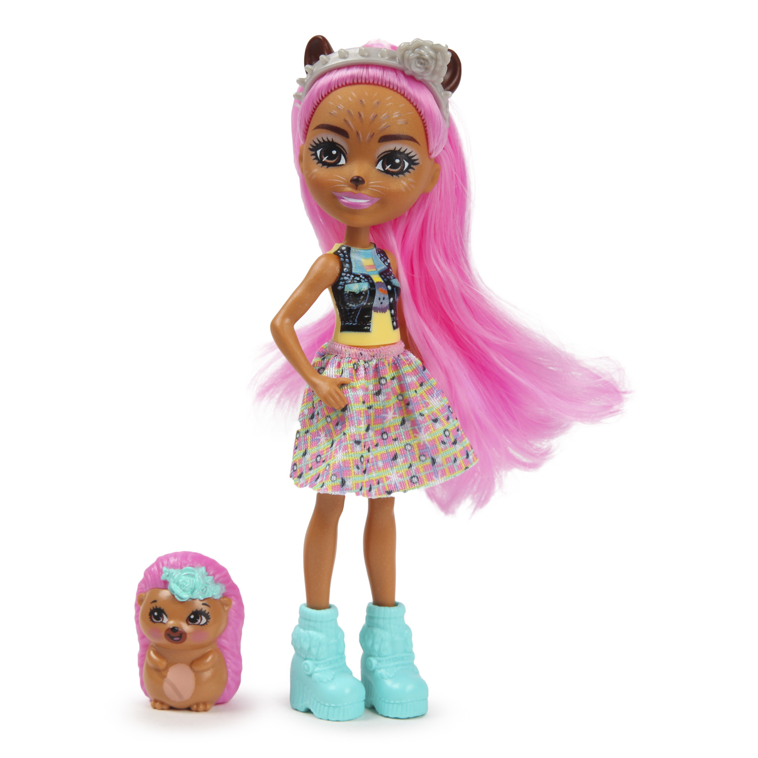 Кукла мини Enchantimals Ежик Хенсли и Спини HKN13 - фото 6