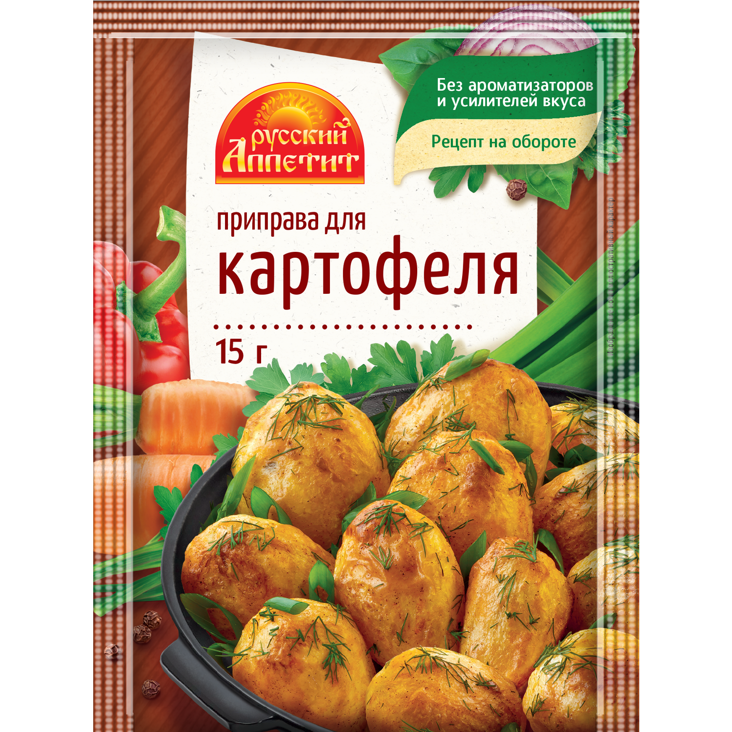 Приправа Русский Аппетит Для картофеля 15г - фото 1