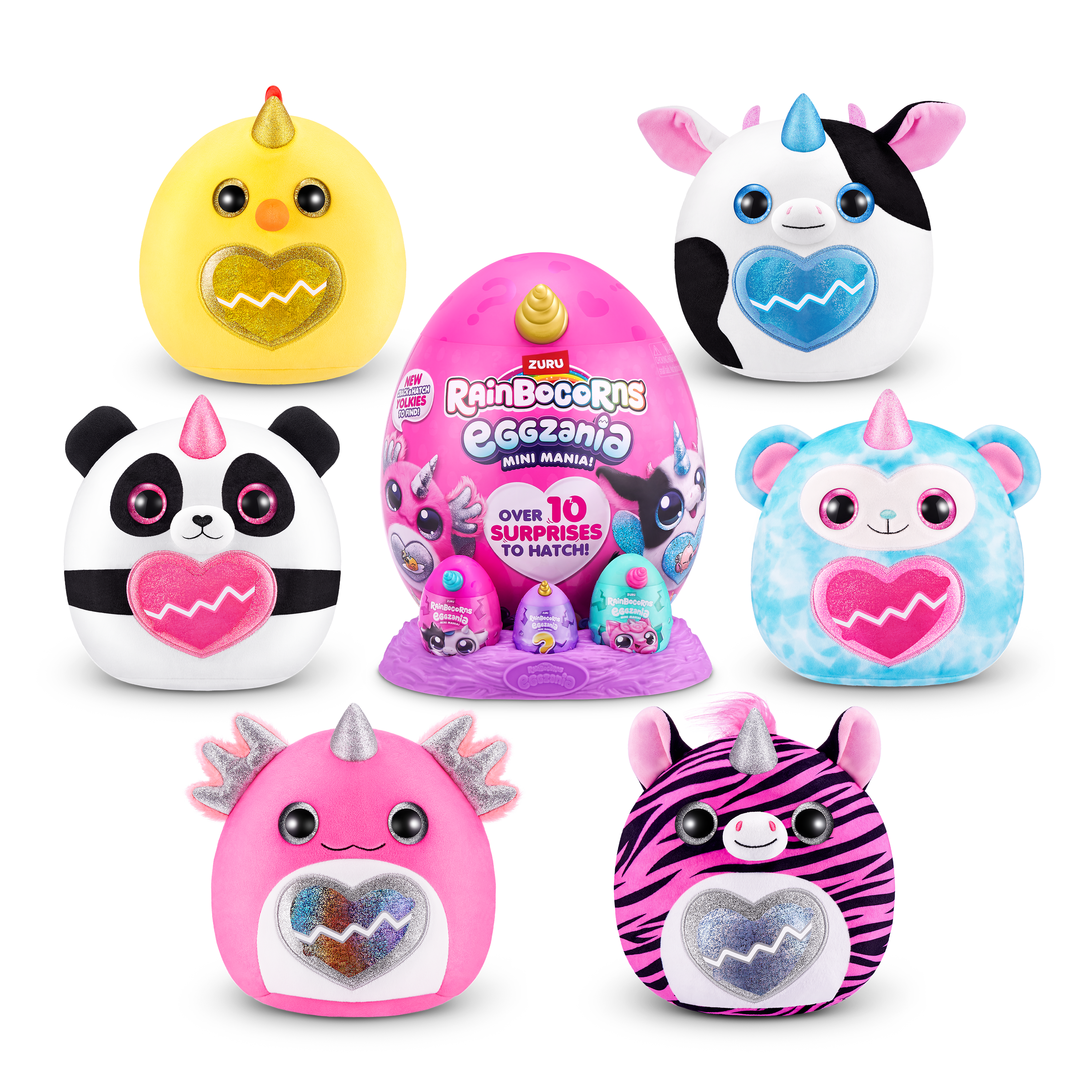 Мягкая игрушка Zuru Rainbocorns Eggzania - фото 16